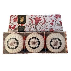 New artisanal 3 soaps from Florence, Italy (Melograni-Pomegranate-Neroli scent)